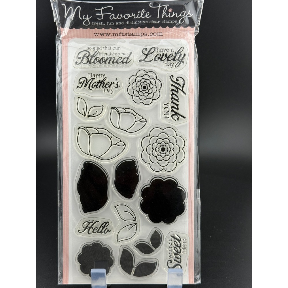 My Favorite Things Sweet Roses Clear Stamp CS-463 Mother's Day Floral Sentiments